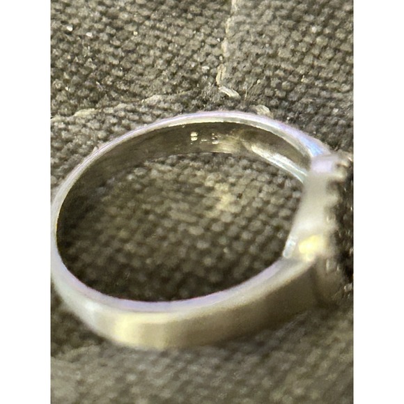 925 STERLING SILVER ''PEACE'' SIGN RING SIZE 7 FAS #414 - Picture 7 of 7